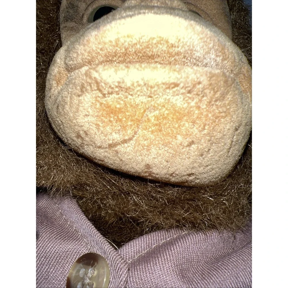 Vtg Hosing 1994 The Tiny Chimp Puppet - Poki Monkey With Backpack 10